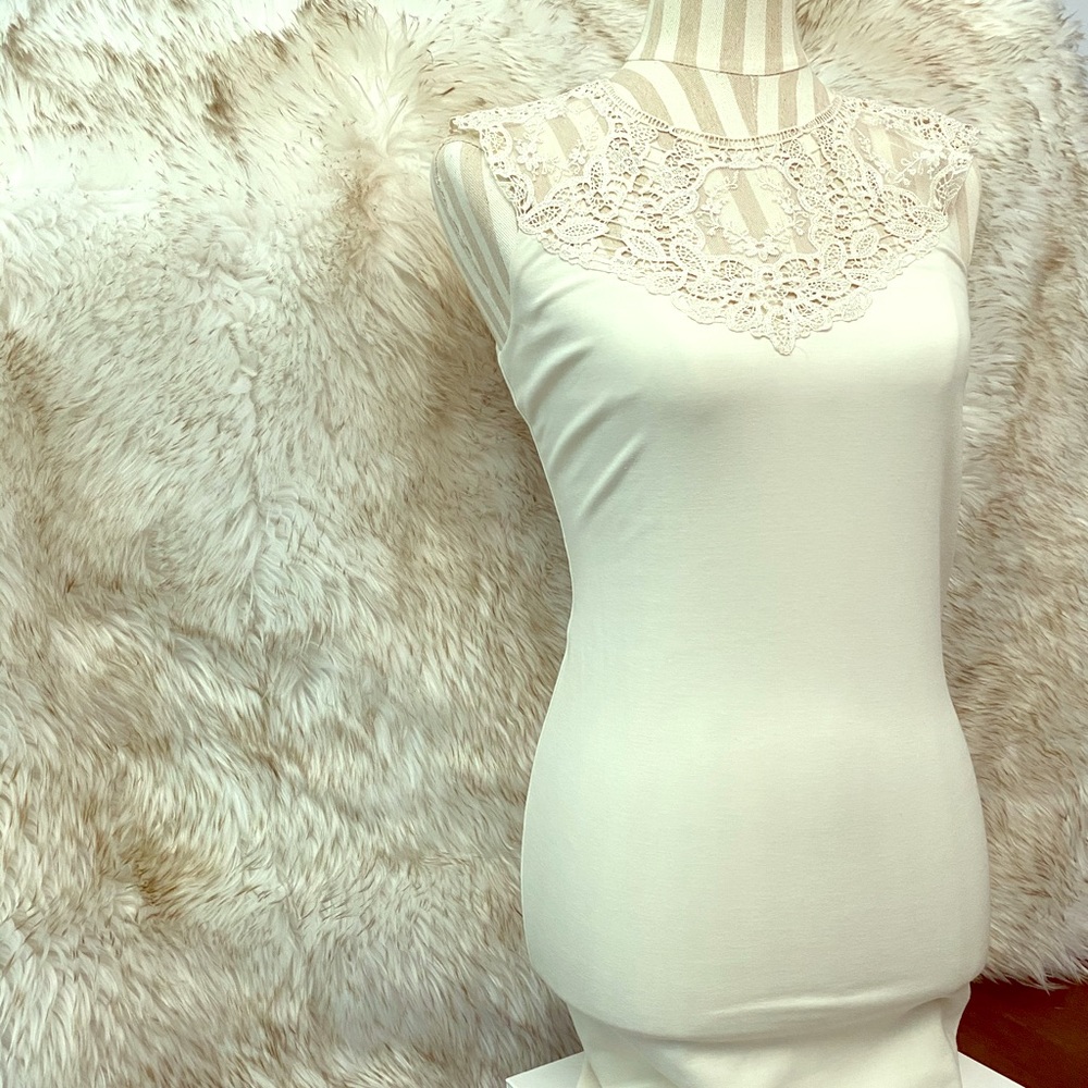 Ted baker white lace dress